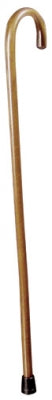 Lumex Standard Wood Cane, Walnut Finish 7/8" x 36"