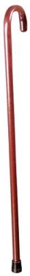 Lumex Standard Wood Cane, Mahogany Finish 7/8" x 36"