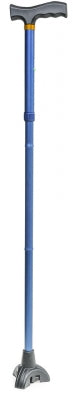 Tri-Step Folding Cane Blue Lumex