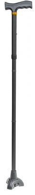 Tri-Step Folding Cane Black Lumex