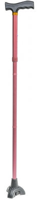 Tri-Step Folding Cane Pink Lumex