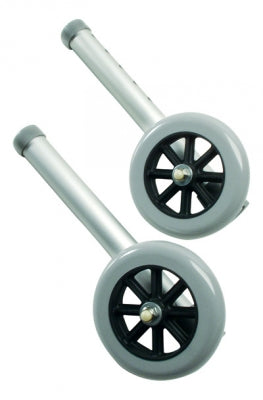 Lumex 5" AutoStop Walker Wheels