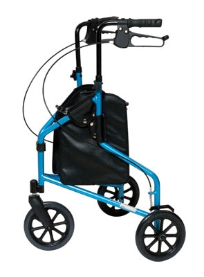 Lumex GF 3-Wheel Cruiser, Aluminum Rollator, Bondi Blue