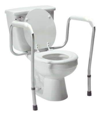 Lumex Versaframe Toilet Safety Rail In Brown Box, Adjustable Height