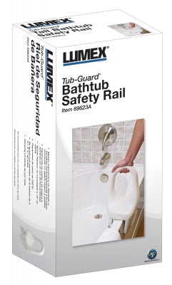 Lumex Tub-Guard Bathtub Safety Rails, Standard - 12" Height, 1 Each