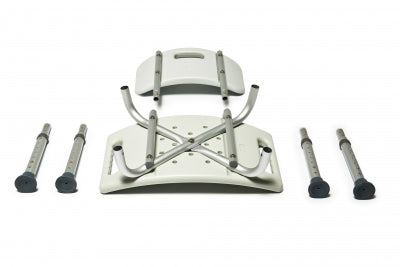 Knock-Down Bath Seat with Backrest