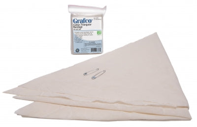 Bandage, Triangular, Cotton Grafco, 12/Bx, 35"X35"X50"