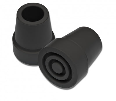 Lumex Aluminum Cane Replacement Tips Black 3/4"