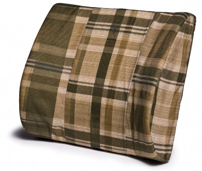 Lumex Lumbar Support Cushion - Green Plaid