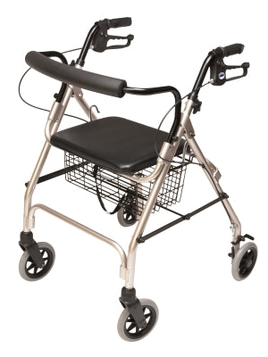 Lumex Walkabout Lite Four-Wheel Rollator, Champagne