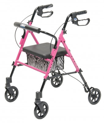 Set n" Go Height Adjustable Rollator - Pink (Limited Edition)