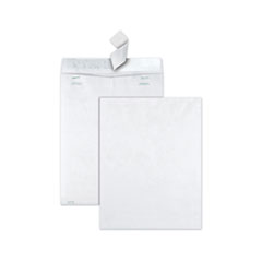 Lightweight 14 lb Tyvek Catalog Mailers, #15 1/2, Square Flap, Redi-Strip Adhesive Closure, 12 x 16, White, 100/Box