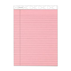 Prism + Colored Writing Pads, Wide/Legal Rule, 50 Pastel Pink 8.5 x 11.75 Sheets, 12/Pack