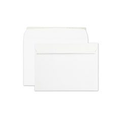 Open-Side Booklet Envelope, #10 1/2, Cheese Blade Flap, Redi-Strip Adhesive Closure, 9 x 12, White, 100/Box