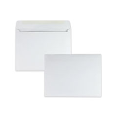 Open-Side Booklet Envelope, #13 1/2, Cheese Blade Flap, Gummed Closure, 10 x 13, White, 100/Box