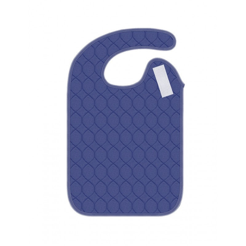 Dignity® - Washable - Quilted Clothing Protectors - Blue - Polyester/Cotton - Retail Bag - Size: 18" x 34"