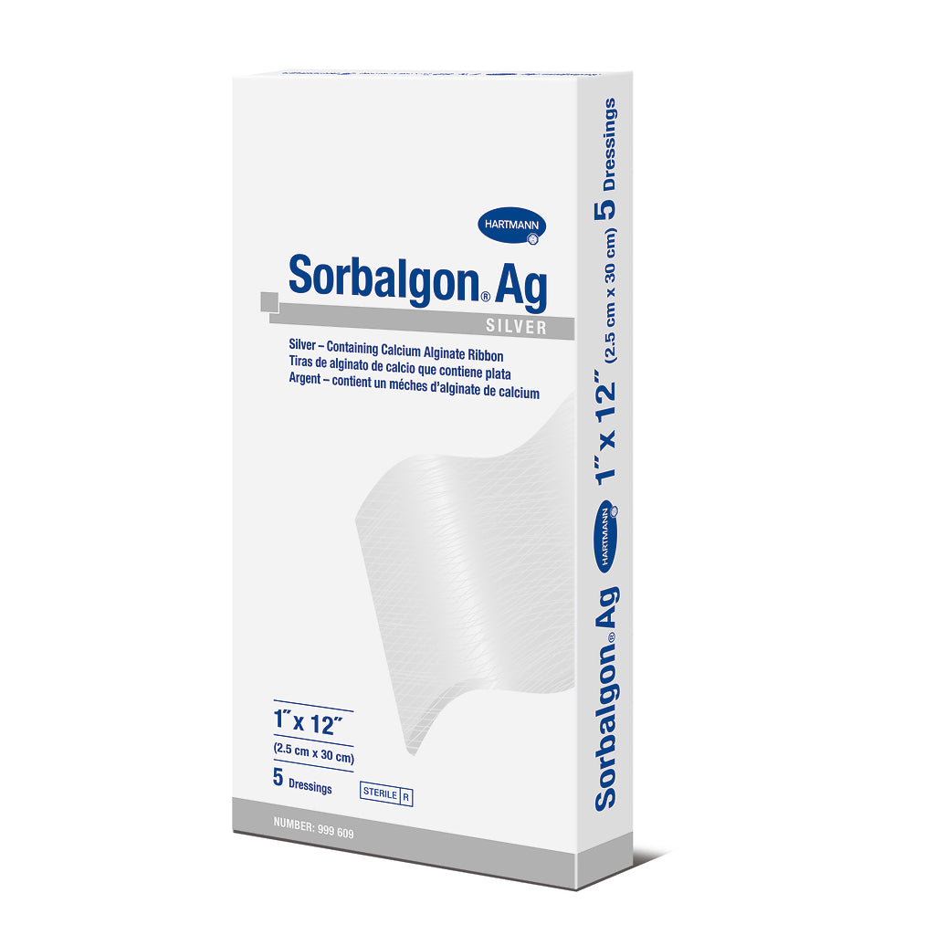 Sorbalgon® Ag - Sterile - Silver Containing Calcium Alginate Dressings - Size: 4" x 4"/ 10cm x 10cm