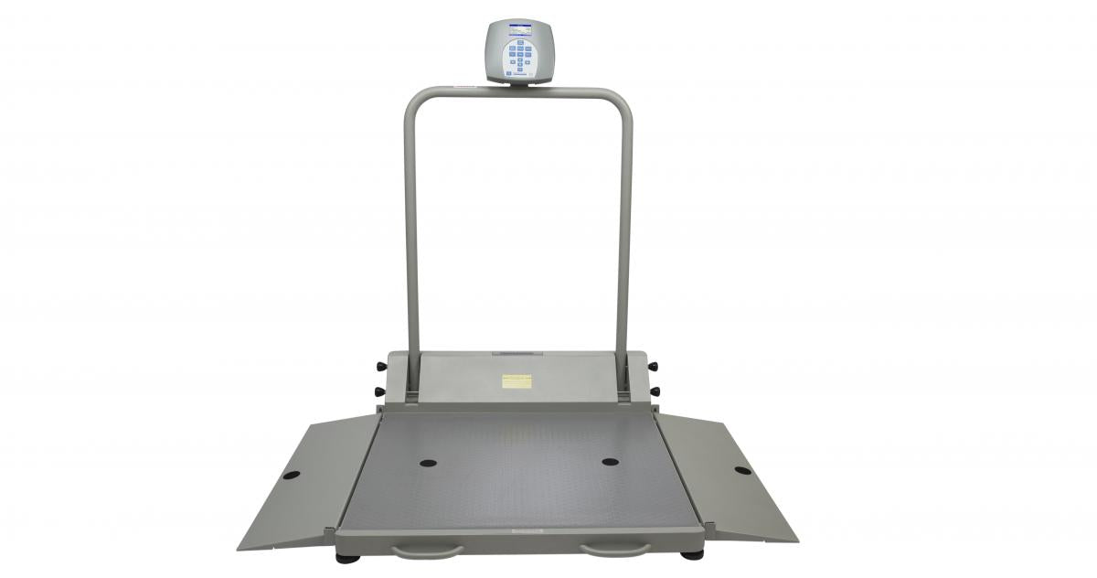 Digital Wheelchair Scale with Dual Ramps and Built-in Bluetooth® Wireless Technology - KG Only