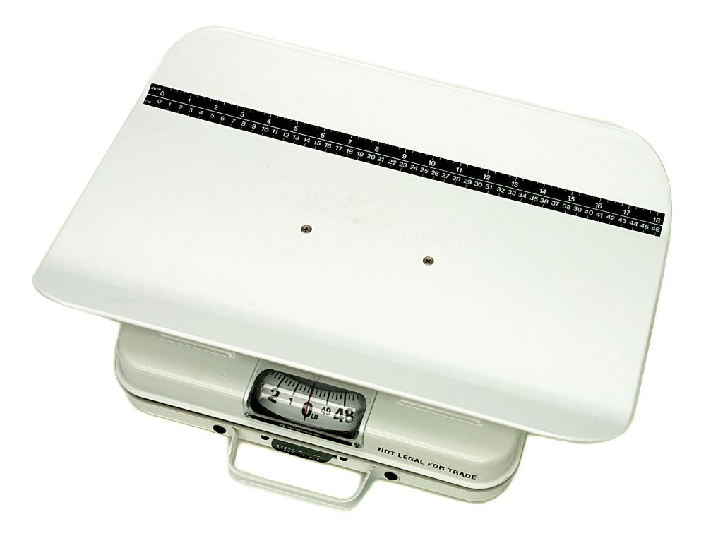 Mechanical Pediatric Scale - Pounds Only - Capacity: 50lb / 25kg