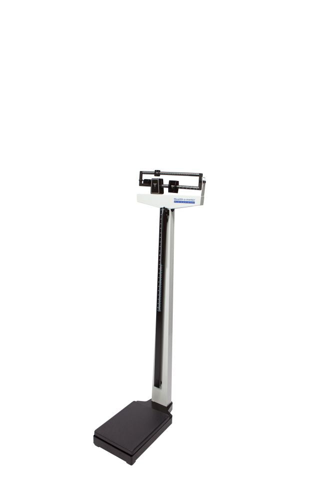 Mechanical Beam Scale with Height Rod and  Counterweights Included