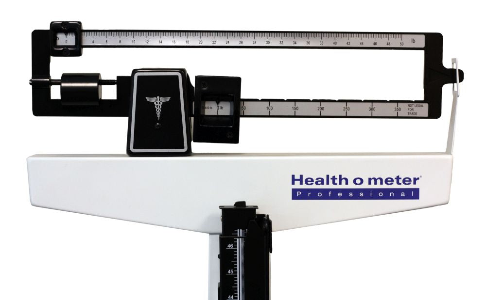 Mechanical Beam Scale W/ Height Rod - lb - Capacity: 400Lb