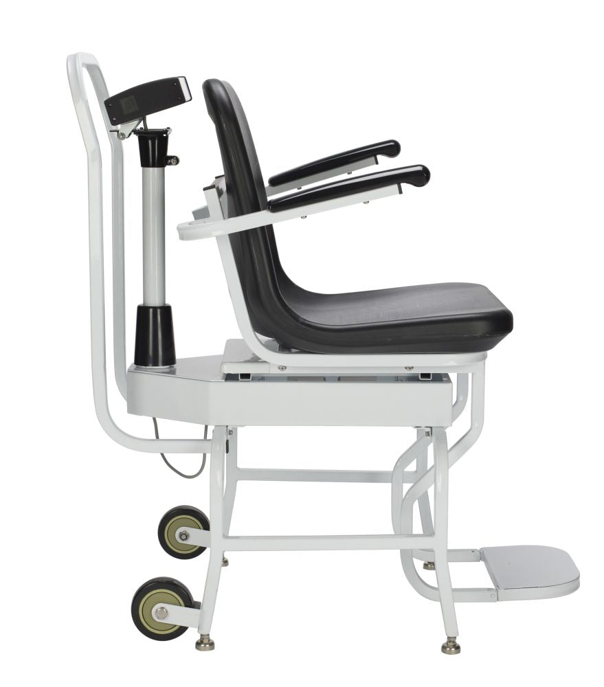 Digital Chair Scale With Rechargeable Battery - lb / kg - Capacity: 600lb / 270kg