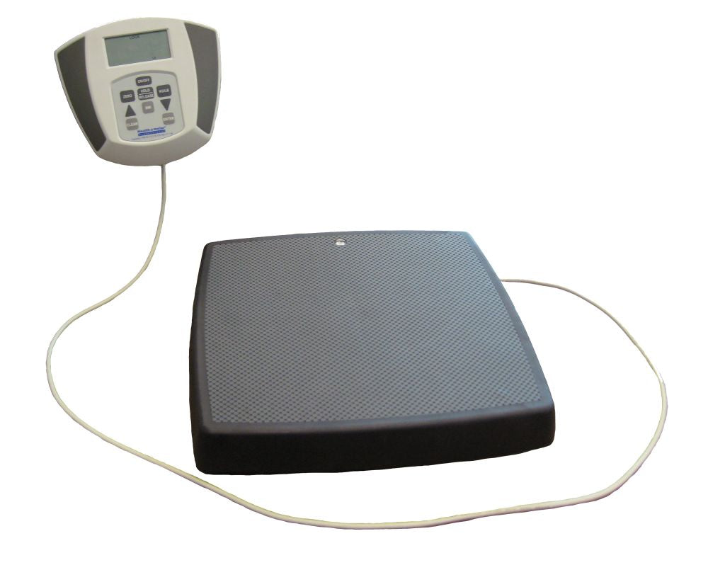 Digital Floor Scale With Remote Display - lb / kg - Capacity: 600lb / 272kg