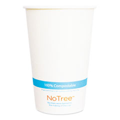 NoTree Paper Cold Cups, 16 oz, Natural, 1,000/Carton