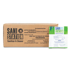 Sani Station Sanitizer and Cleaner, 0.5 oz Packets, 100/Pack