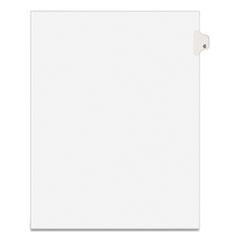 Preprinted Legal Exhibit Side Tab Index Dividers, Avery Style, 26-Tab, C, 11 x 8.5, White, 25/Pack, (1403)