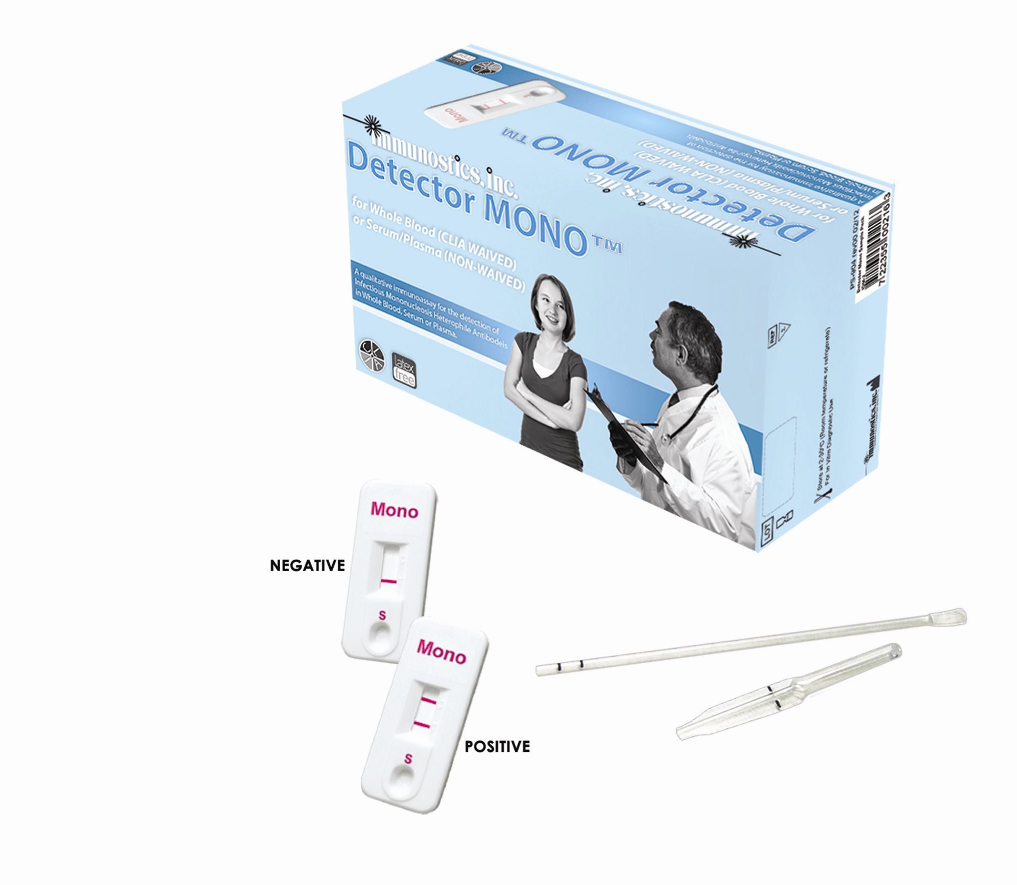 Mono Test Kit - Mono for whole blood or serum or plasma -25 Test