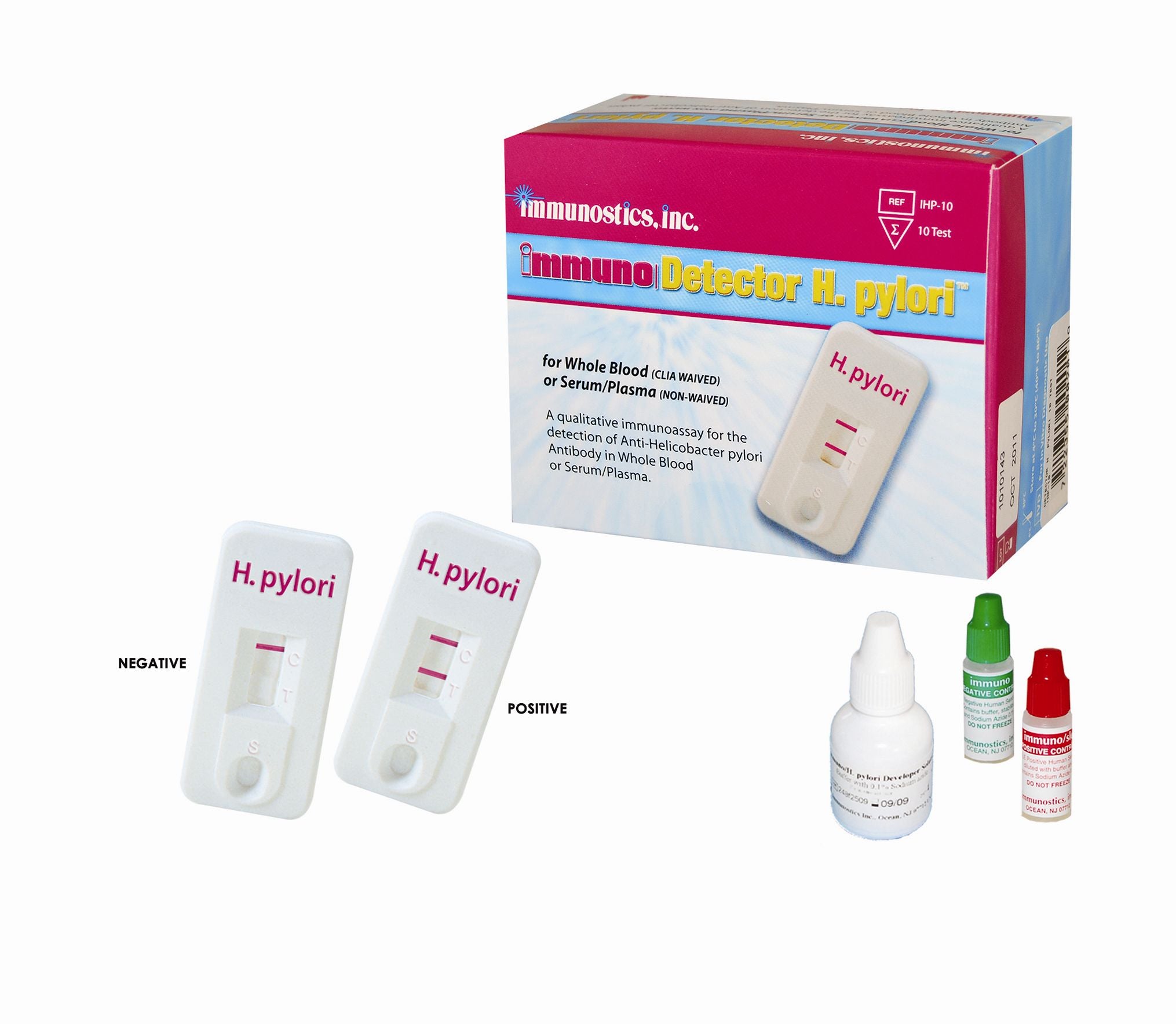 H.pylori Test Kit - H-pylori for whole blood or serum or plasma-10 Test