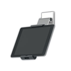 Mountable Tablet Holder, Silver/Charcoal Gray