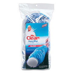 SuperMop with Magic Eraser Mop Refill, Cotton, Blue