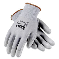 GP Polyurethane-Coated Nylon Gloves, Large, Gray, 12 Pairs