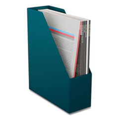 Plastic Magazine File, 3.66 x 10.3 x 12.51, Teal