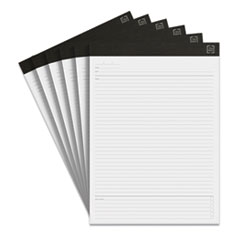 Notepads, Meeting-Minutes/Notes Format, 50 White 8.5 x 11.75 Sheets, 6/Pack