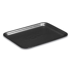 Supermarket Tray,  #4S, 9.25 x 7.25 x 0.69, Black, Foam, 500/Carton