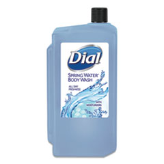 Body Wash Refill for 1 L Liquid Dispenser, Spring Water, 1 L, 8/Carton