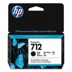 HP 712, (3ED70A) Black Original Ink Cartridge