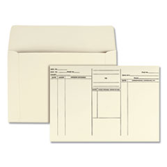 Attorney's Envelope/Transport Case File, Cheese Blade Flap, Fold-Over Closure, 10 x 14.75, Cameo Buff, 100/Box