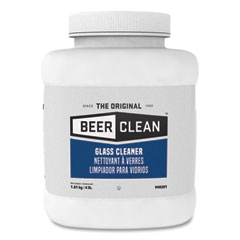 Beer Clean Glass Cleaner, Unscented, Powder, 4 lb. Container