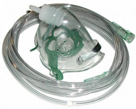 Medium Concentration Oxygen Mask, Child size with 7-foot no-crush oxygen tubing, single patient use