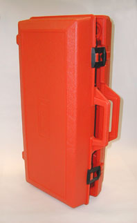 Heavy Duty Case for D Cylinder with Right Sided Regulator (Orange)