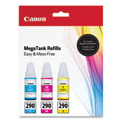 1596C005 (GI-290) Ink, Cyan/Magenta/Yellow, 3/Pack