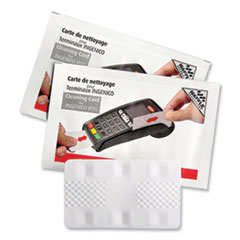 Magnetic Card Reader Cleaning Cards, 2.1" x 3.35", 50/Carton