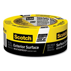 Exterior Surface Weatherproof Painter's Tape, 1.88 x 45 yds, Yellow