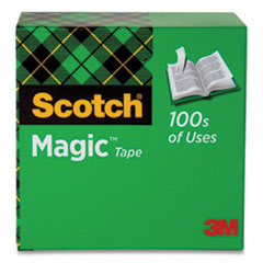 Magic Tape Refill, 3" Core, 0.75" x 72 yds, Clear