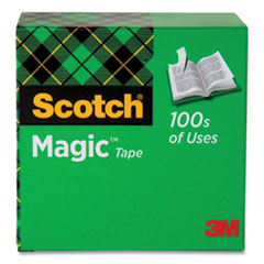 Magic Tape Refill, 1" Core, 0.5" x 36 yds, Clear