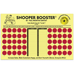 Snooper Booster Incentive Cash Boards 1 / EA